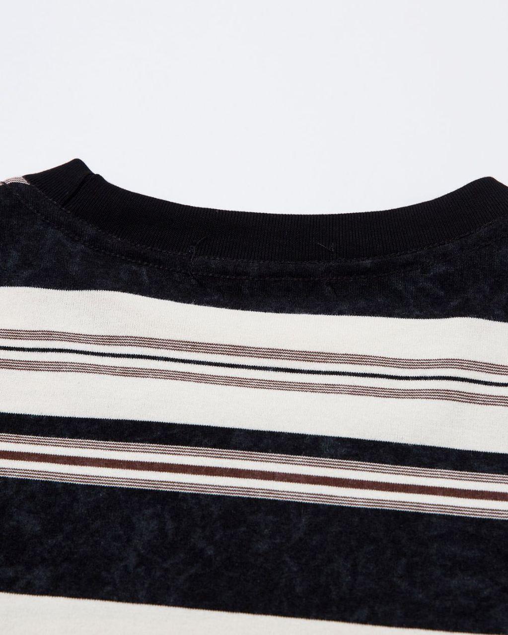 레트로 스트라이프 반팔