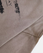Splatter-style distressed short-sleeved shirt