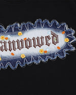 패치워크 자수 반소매