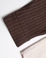 Retro patchwork fake two-piece lapel long sleeves