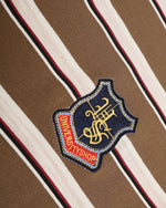 레트로 자수 스트라이프 반팔