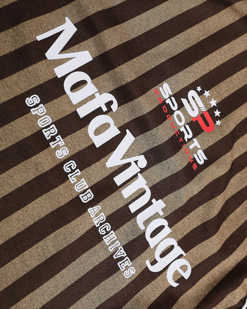 Striped casual short sleeves