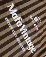 Striped casual short sleeves