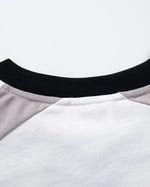 스포츠 스타일 패치워크 반팔