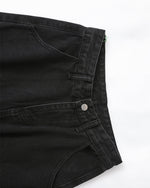 Vintage denim overalls