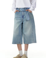 Retro washed all-match shorts