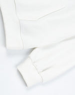 Floral embroidered sweatshirt hoodie