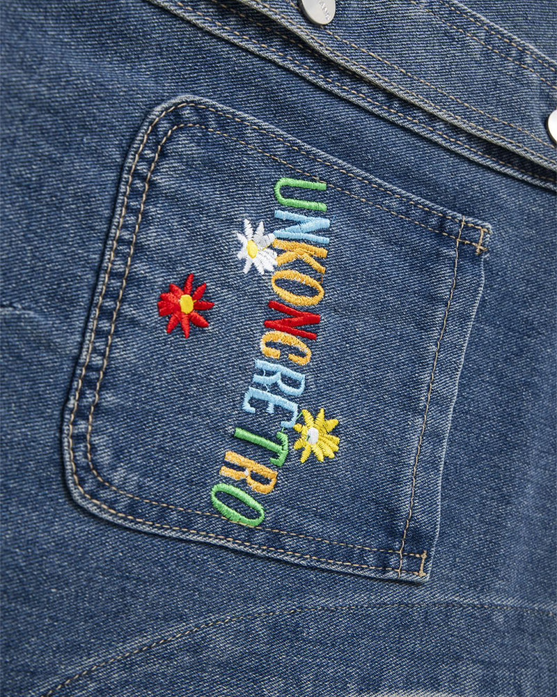 Colorful embroidered vest