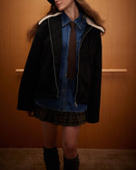 Retro embroidered cotton jacket