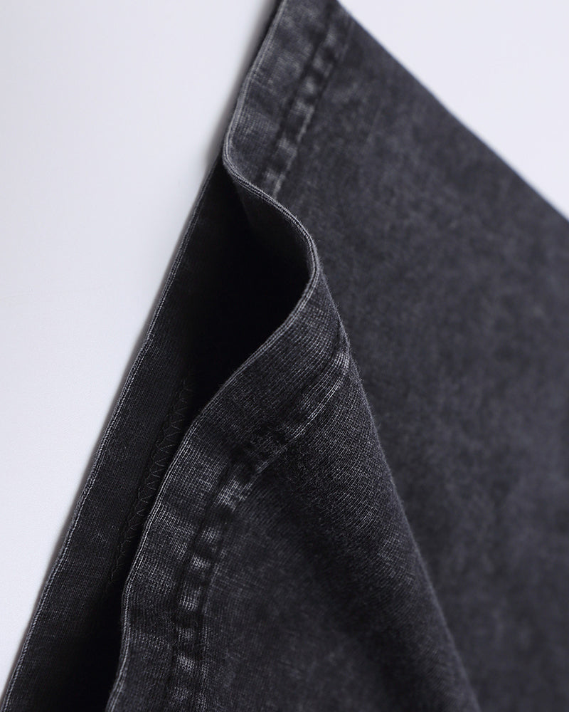 레트로 프린트 반소매