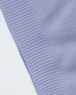 Contrast color pullover sweater