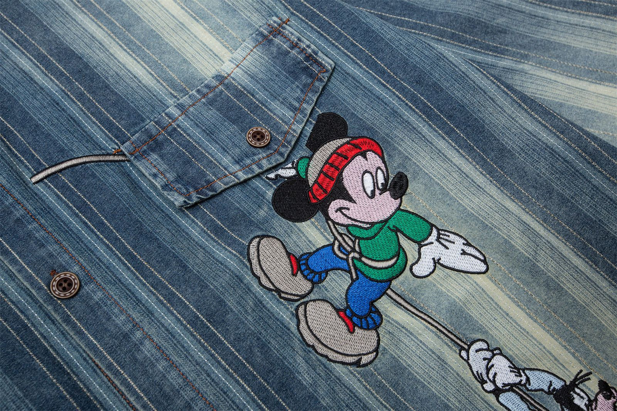 Fun cartoon embroidered long sleeves