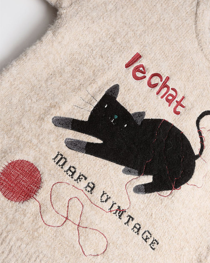 趣味可愛針織衫