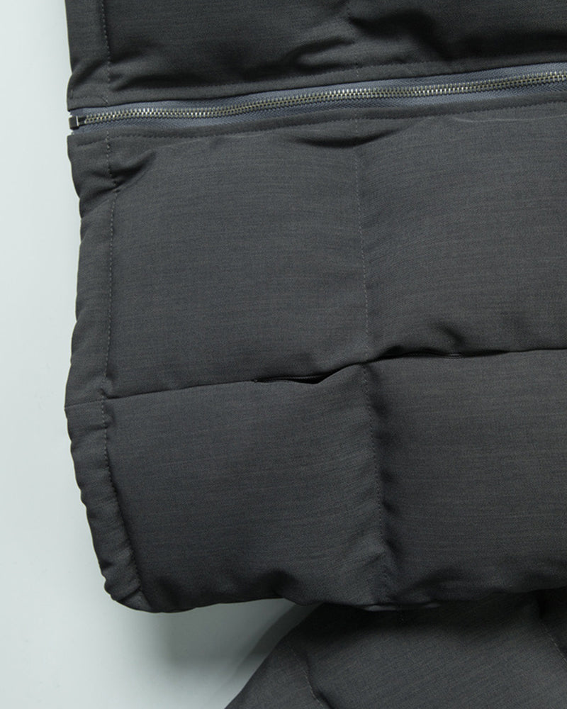 두껍고 따뜻한 스카프 코트