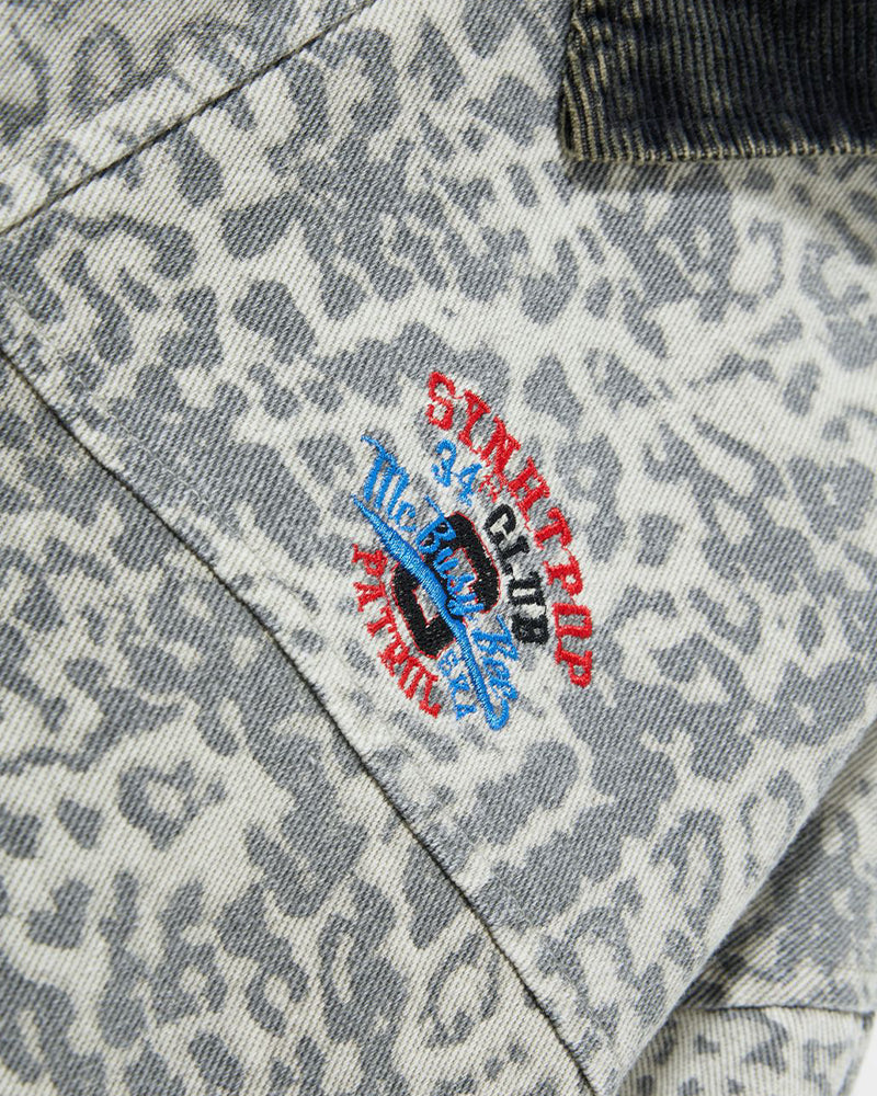 Embroidered lapel coat