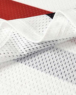 Contrast color stitching short sleeves