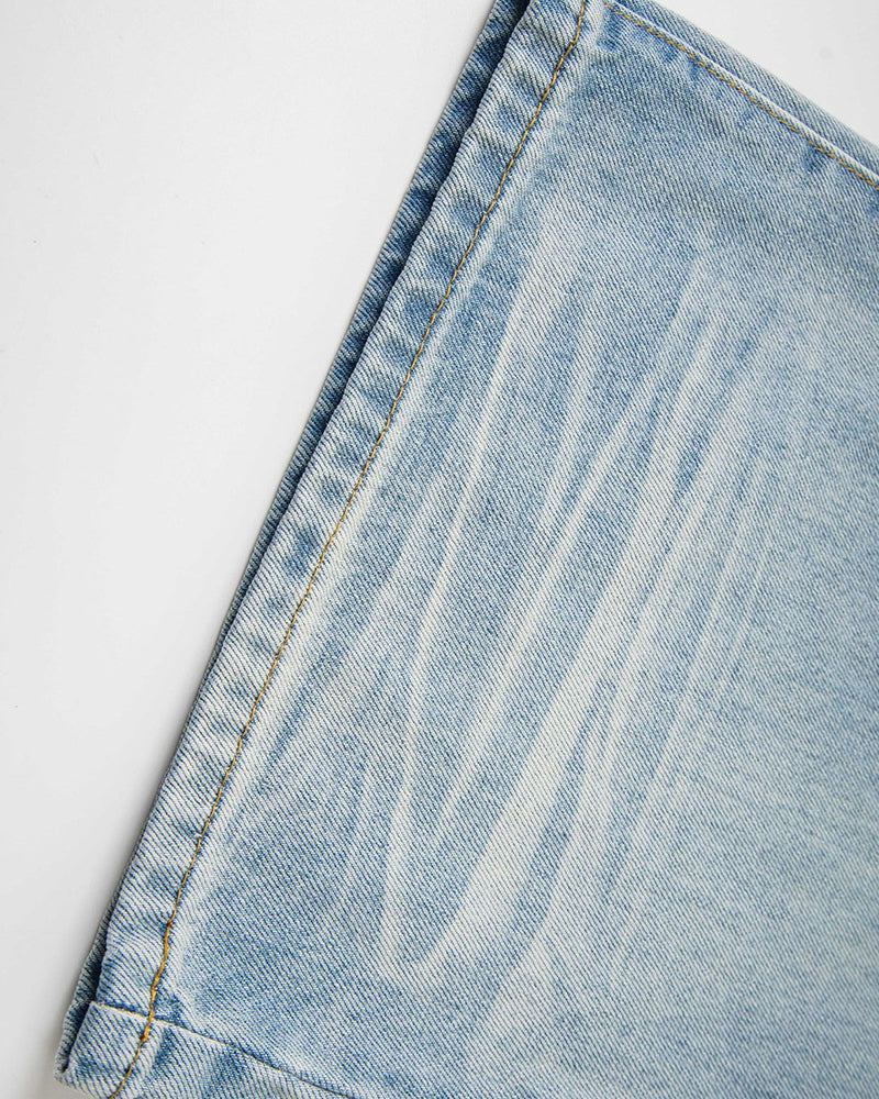 Simple straight leg jeans