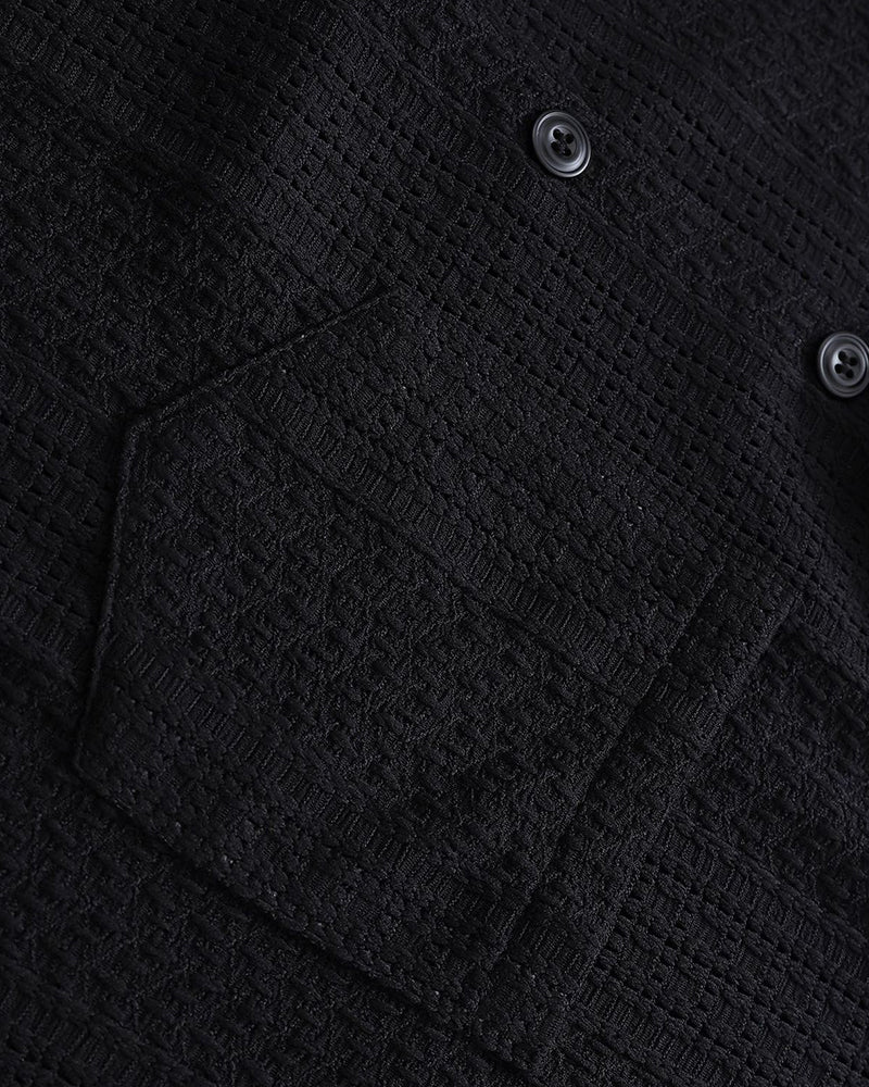 休閑情侶長袖襯衫