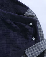 Retro fake two-piece long sleeves