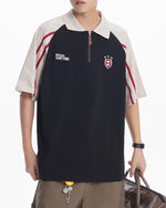 컬러블록 폴로 반팔