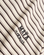 Embroidered striped long sleeves