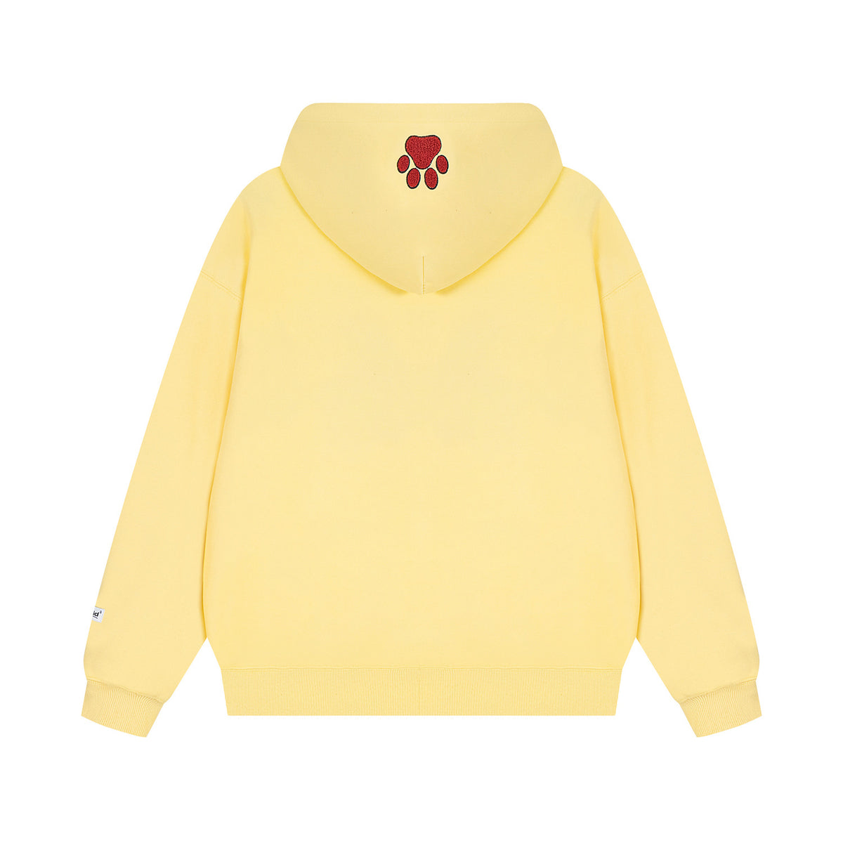 復古臘腸狗刺綉連帽衛衣