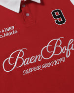 레트로 패치워크 캐주얼 반팔