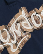 아플리케 문자 짧은 소매