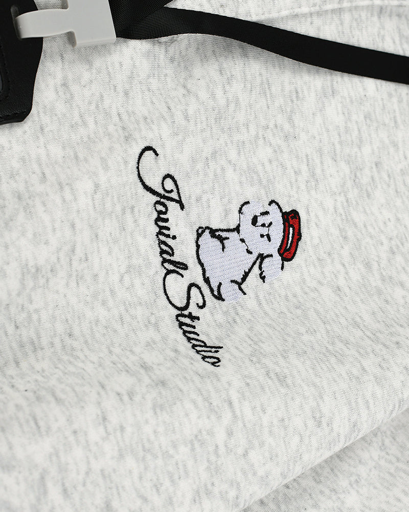 復古小狗刺綉衛衣