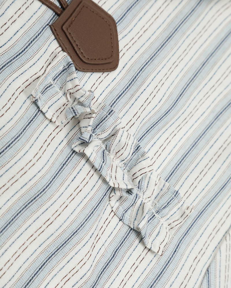 vintage striped short sleeve shirt
