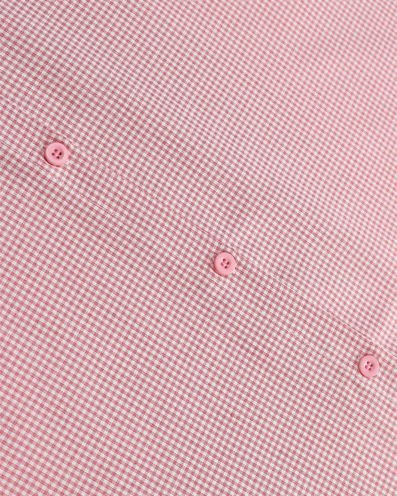 Fun Embroidered Plaid Shirt