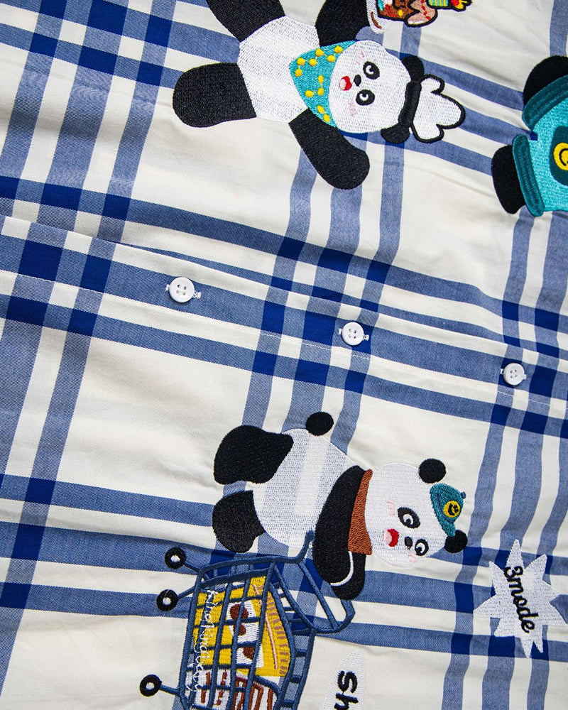 Fun embroidered long-sleeved shirt