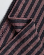 Polka Dot and Striped Long-Sleeve Top