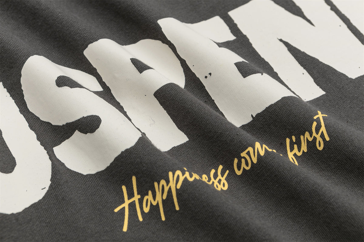 레트로한 배색 패치워크 반소매