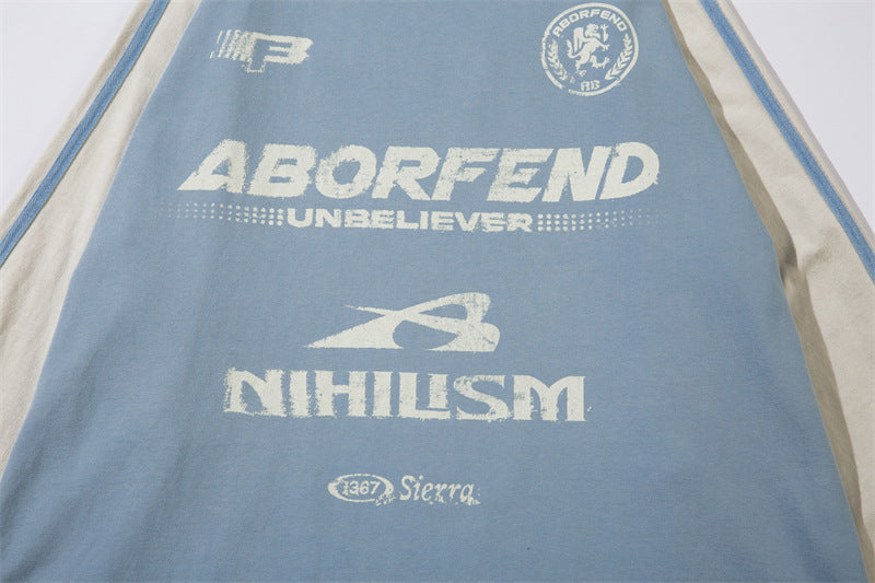 Versatile patchwork casual top