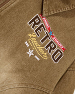 빈티지 자수 칼라 코트