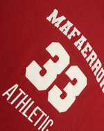 대조적인 컬러 스티칭 짧은 소매