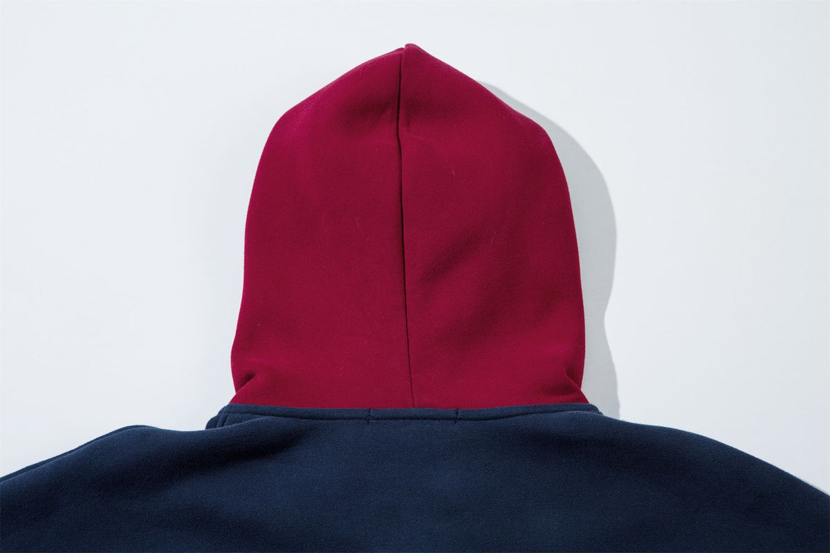 Retro hooded baseball uniform