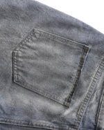 水洗破洞直筒牛仔褲