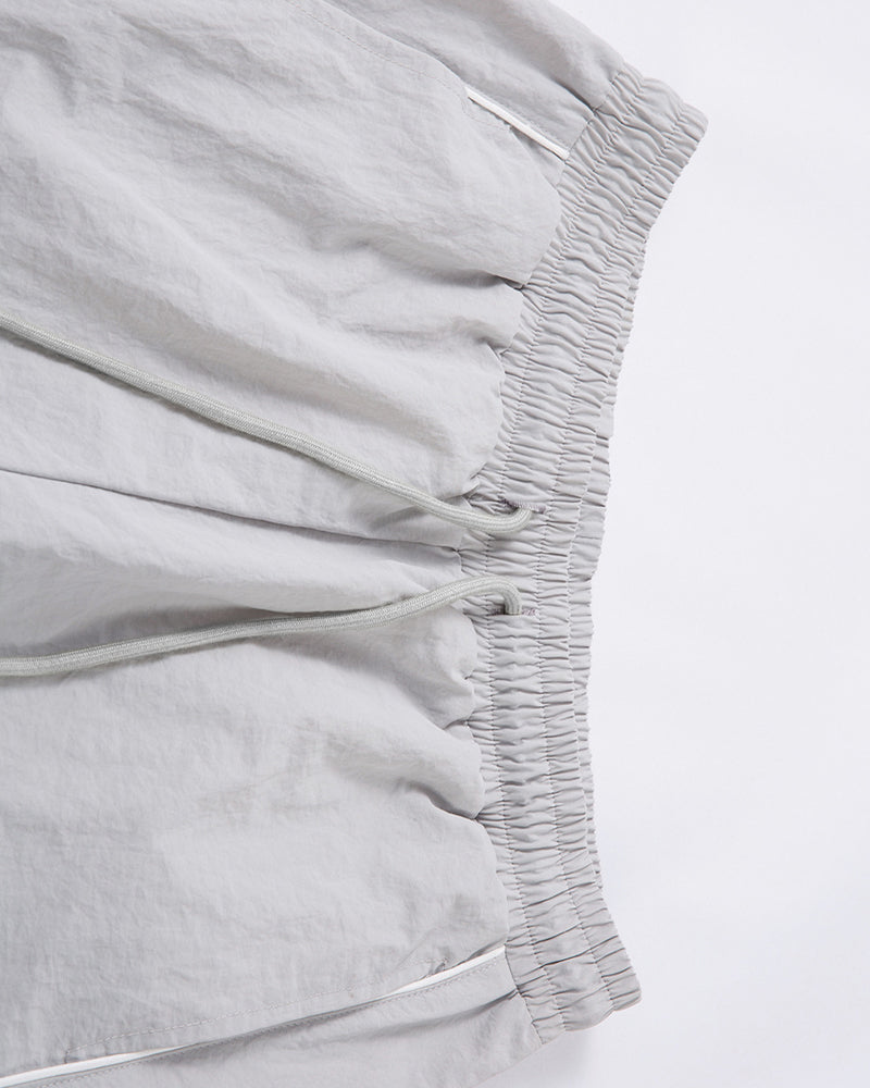 Panelled straight-leg casual trousers