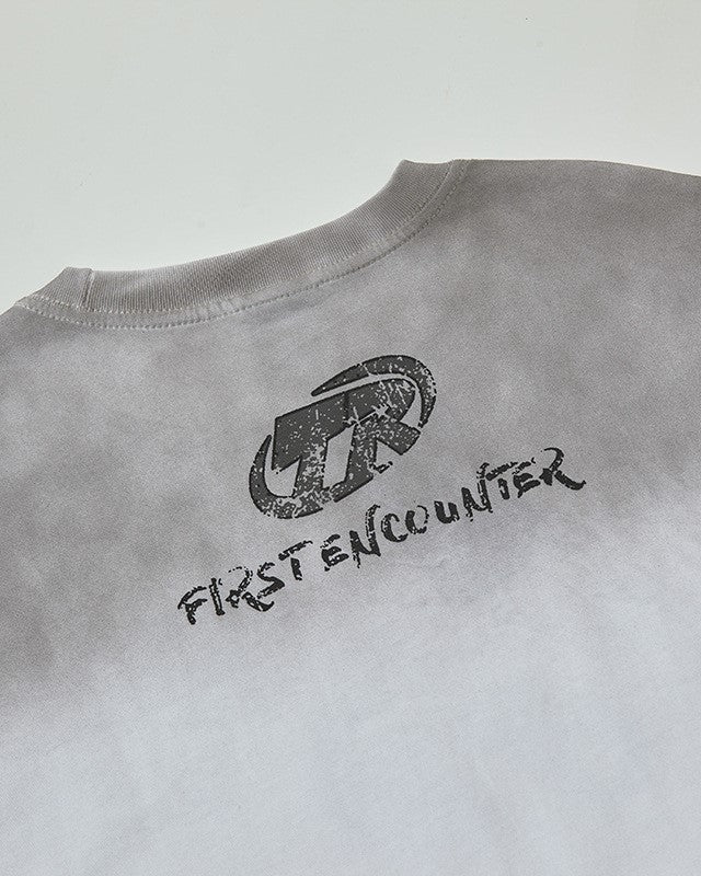 레트로 잉크젯 모터사이클 스타일 반팔