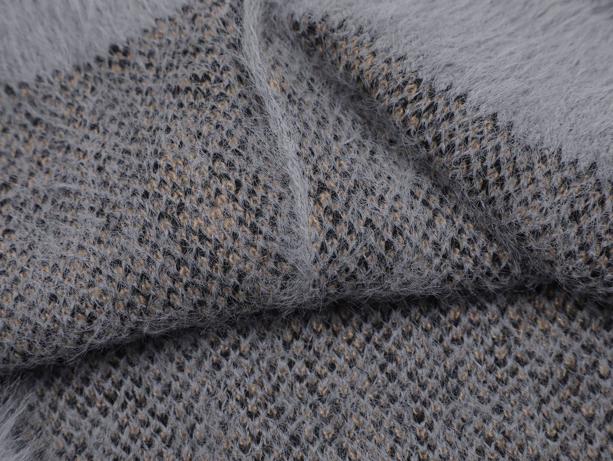 復古豹紋開衫毛衣