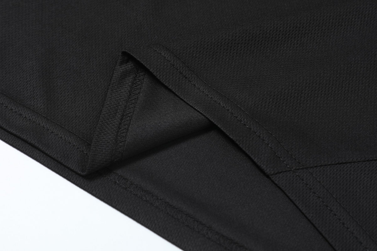 레트로 스포츠 콘트라스트 반팔