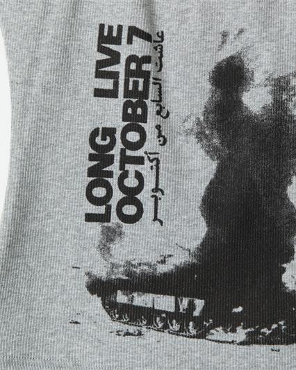 Lettering print suspenders