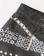 Designer straight jeans