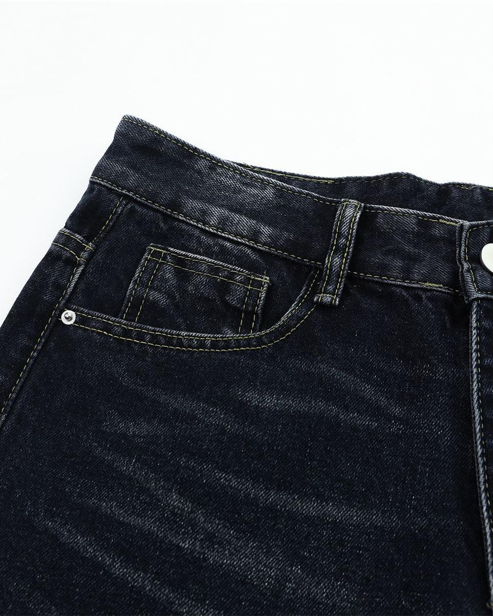 破洞設計感牛仔褲