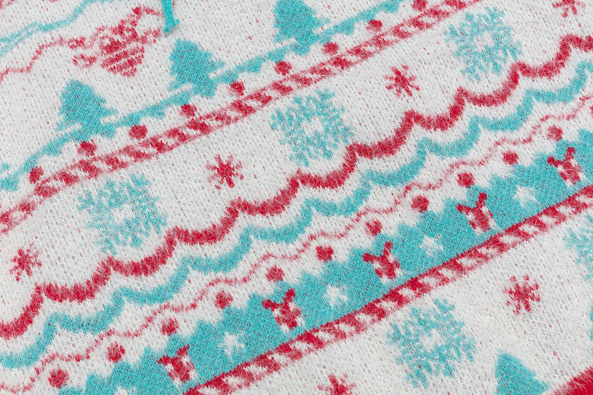 復古撞色翻領毛衣