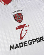 레트로 콘트라스트 캐주얼 반팔