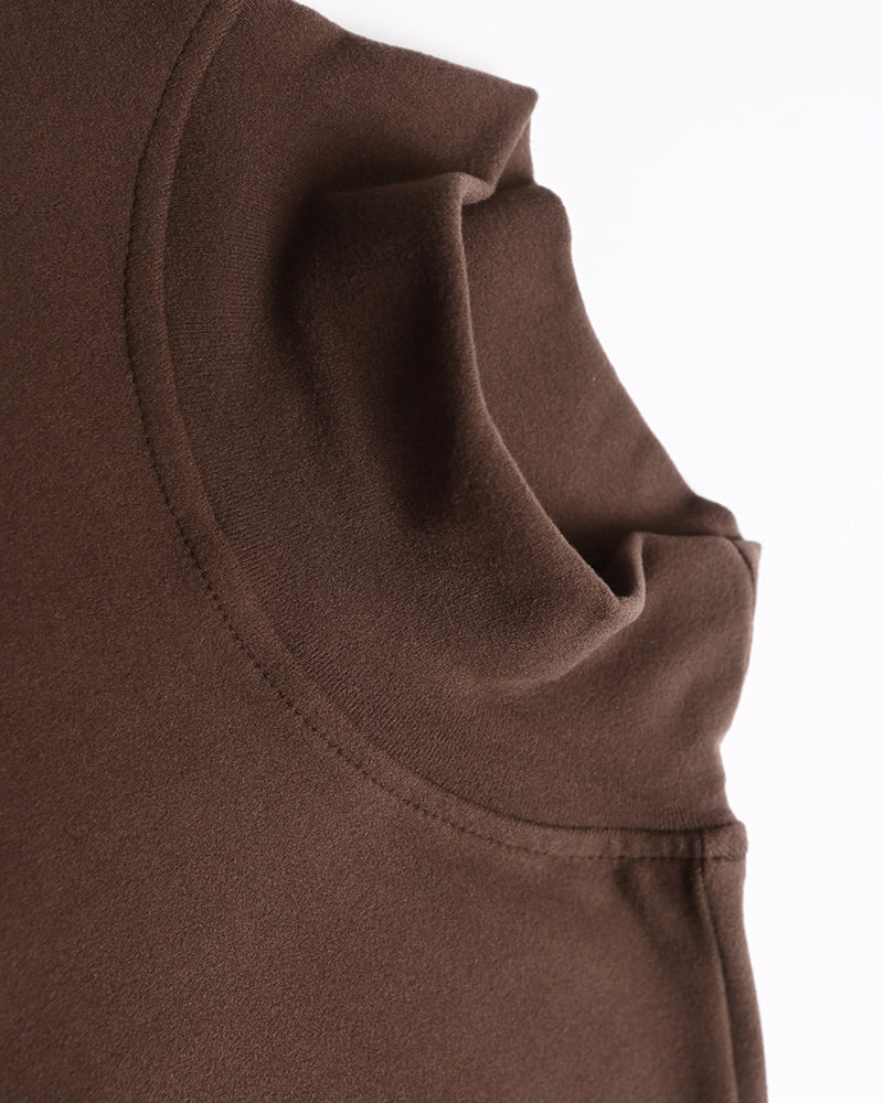 Solid color simple versatile long sleeves