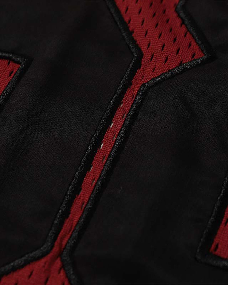 Embroidered sports short sleeves